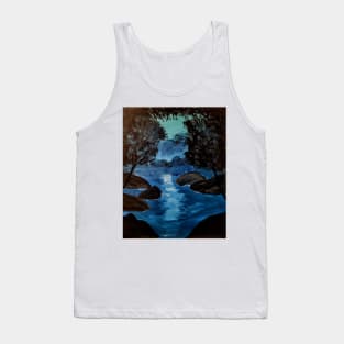 A blue lagoon painting Tank Top